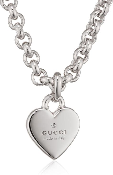 gucci toggle heart necklace free shipping|gucci heart bracelet with trademark.